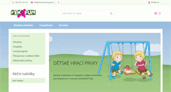 Desktop Screenshot of klouzacky-skluzavky.cz